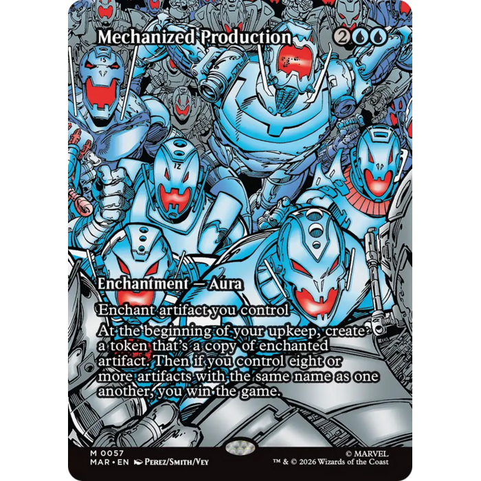 Magic: The Gathering Mechanized Production (Borderless) (057) Lightly Played