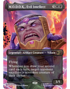 Magic: The Gathering M.O.D.O.K., Evil Intellect (Borderless) (509) Lightly Played