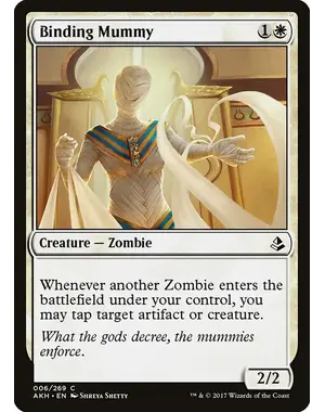 Magic: The Gathering Binding Mummy (6) Near Mint