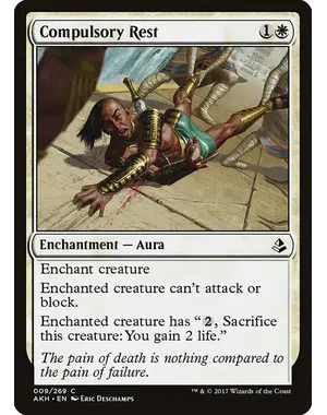 Magic: The Gathering Compulsory Rest (9) Near Mint