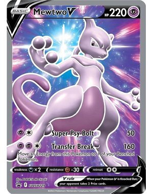 Pokemon Mewtwo V  (SWSH229) Lightly Played Holofoil