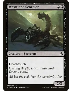 Magic: The Gathering Wasteland Scorpion (116) Near Mint