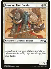 Magic: The Gathering Loxodon Line Breaker (24) Near Mint