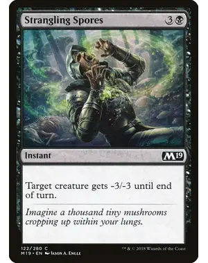 Magic: The Gathering Strangling Spores (122) Near Mint