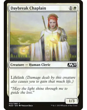 Magic: The Gathering Daybreak Chaplain (12) Near Mint