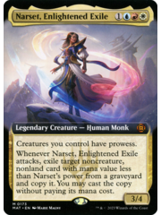 Magic: The Gathering Narset. Enlightened Exile (Extended Art) (173) Near Mint Foil
