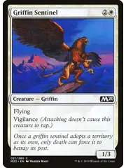 Magic: The Gathering Griffin Sentinel (21) Near Mint
