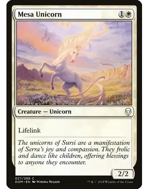 Magic: The Gathering Mesa Unicorn (27) Near Mint