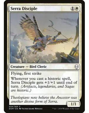Magic: The Gathering Serra Disciple (34) Near Mint