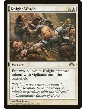Magic: The Gathering Knight Watch (19) Near Mint
