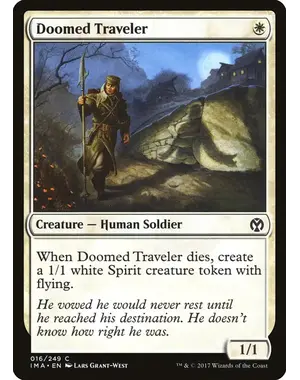 Magic: The Gathering Doomed Traveler (16) Near Mint