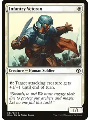 Magic: The Gathering Infantry Veteran (24) Near Mint