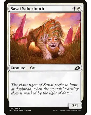Magic: The Gathering Savai Sabertooth (29) Near Mint