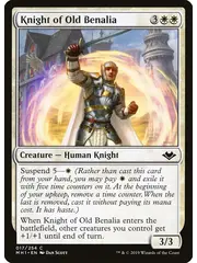 Magic: The Gathering Knight of Old Benalia (17) Near Mint