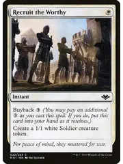 Magic: The Gathering Recruit the Worthy (22) Near Mint