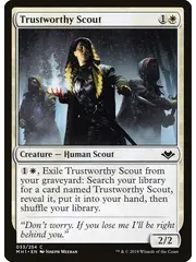 Magic: The Gathering Trustworthy Scout (33) Near Mint