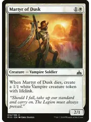 Magic: The Gathering Martyr of Dusk (14) Near Mint