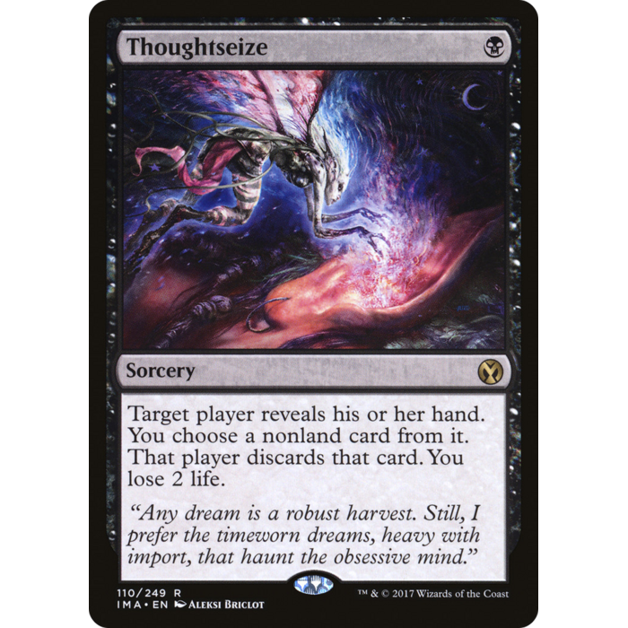 Magic: The Gathering Thoughtseize (110) Lightly Played