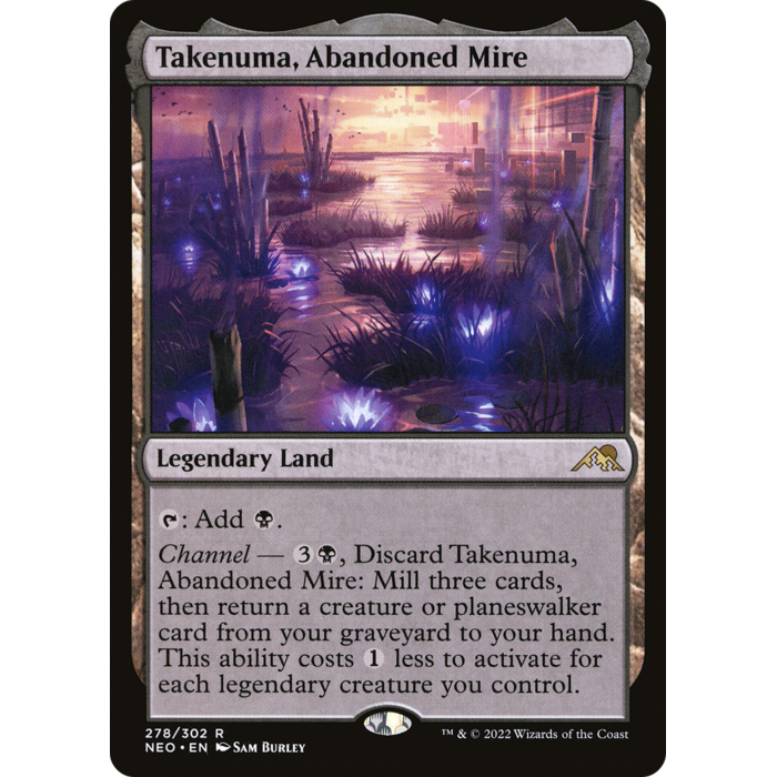 Magic: The Gathering Takenuma, Abandoned Mire (278) Lightly Played