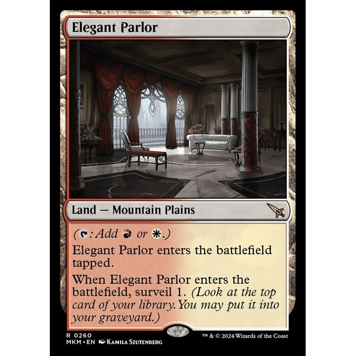 Magic: The Gathering Elegant Parlor (260) Lightly Played