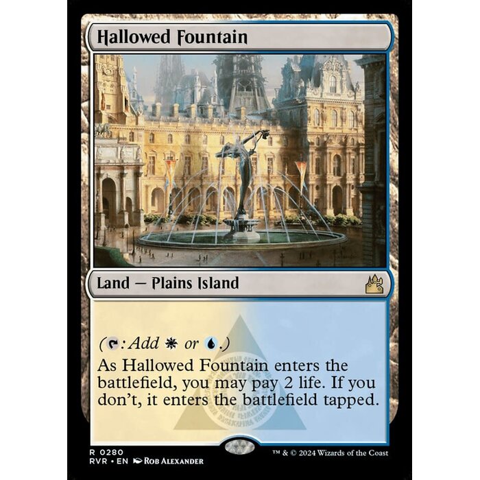 Magic: The Gathering Hallowed Fountain (280) Lightly Played