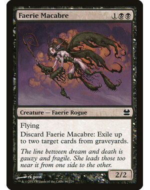 Magic: The Gathering Faerie Macabre (086) Moderately Played