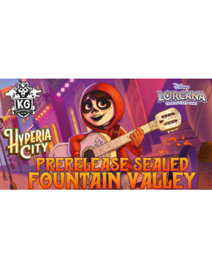 Disney Lorcana 10/19/26 Fountain Valley Lorcana Hyperia City Sealed Prerelease Event Monday 630 PM