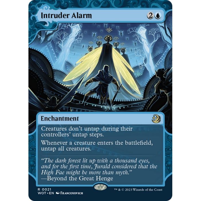 Magic: The Gathering Intruder Alarm (021) Lightly Played Foil