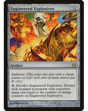 Magic: The Gathering Engineered Explosives (118) Moderately Played