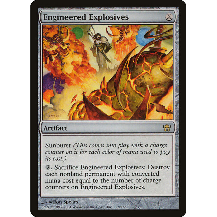 Magic: The Gathering Engineered Explosives (118) Moderately Played