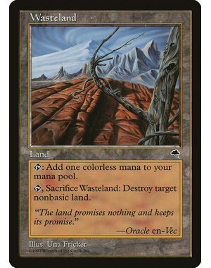 Magic: The Gathering Wasteland (340) Moderately Played