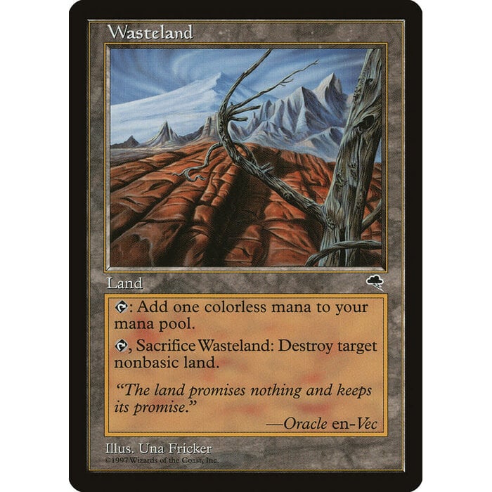 Magic: The Gathering Wasteland (340) Moderately Played