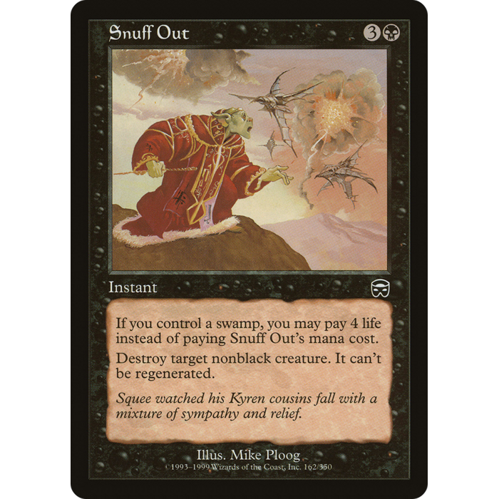 Magic: The Gathering Snuff Out (162) Lightly Played