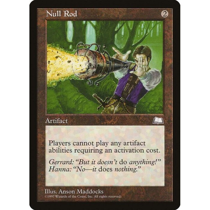 Magic: The Gathering Null Rod (154) Moderately Played