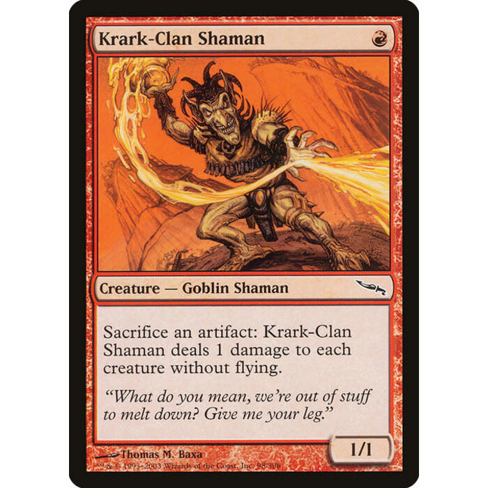 Magic: The Gathering Krark-Clan Shaman (098) Lightly Played