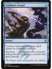Magic: The Gathering Stubborn Denial (056) Lightly Played