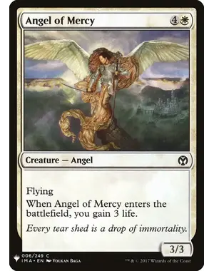 Magic: The Gathering Angel of Mercy (IMA-6) Near Mint
