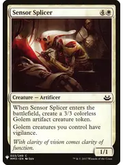 Magic: The Gathering Sensor Splicer (MM3-23) Near Mint