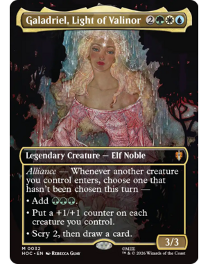 Magic: The Gathering Galadriel, Light of Valinor (Borderless) (032) Near Mint