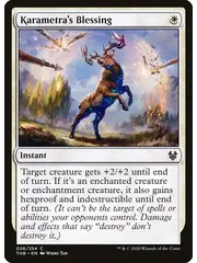 Magic: The Gathering Karametra's Blessing (26) Near Mint