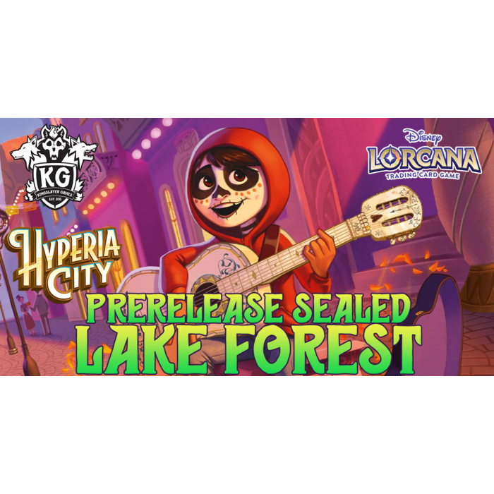 Disney Lorcana 10/22/26 Lake Forest Lorcana Hyperia City Sealed Prerelease Event Thursday 630 PM