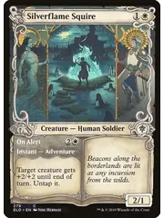 Magic: The Gathering Silverflame Squire (Showcase) (279) Near Mint