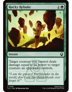 Magic: The Gathering Rocky Rebuke (193) Near Mint