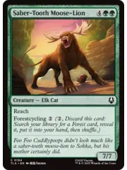 Magic: The Gathering Saber-Tooth Moose-Lion (194) Near Mint