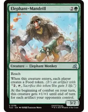 Magic: The Gathering Elephant-Mandrill (138) Near Mint