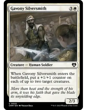 Magic: The Gathering Gavony Silversmith (25) Near Mint