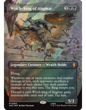 Magic: The Gathering Witch-king of Angmar (Borderless) (Surge Foil) (060) Near Mint Foil