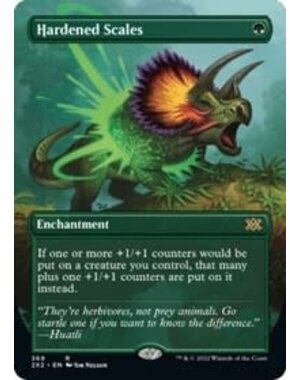 Magic: The Gathering Hardened Scales (Borderless) (369) Lightly Played