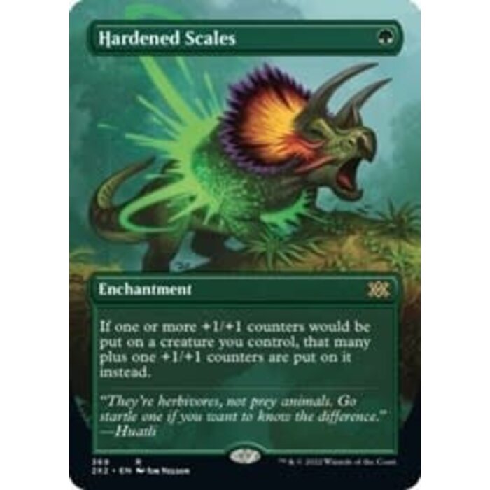 Magic: The Gathering Hardened Scales (Borderless) (369) Lightly Played