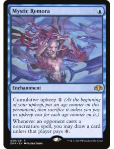 Magic: The Gathering Mystic Remora (059) Lightly Played Foil